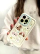 Чехол силиконовый Paws Case для iPhone 14 Pro противоударный с защитой камеры цвет Fluffy Dogs – Cream - изображение 3