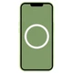 Чохол силіконовий Silicone Case із MagSafe для iPhone 17 захисний TPU зелений - зображення 3