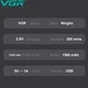 Триммер VGR V-985 мощность 5 Вт нержавеющая сталь USB Type-C черный для ухода за волосами и бородой - изображение 5