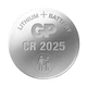 Батарейка літієва GP CR2025 3V 1 шт для годинника та електронних пристроїв - зображення 1