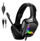 Навушники Onikuma K20 Black 40 мм динаміки 3.5 мм USB провідні для ігор та мультимедіа - зображення 1