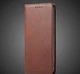 Чохол-книжка шкірозамінник для Xiaomi Redmi Note 14 4G темно-коричневий із захистом від пошкоджень - зображення 6