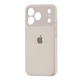 Чехол силиконовый Silicone Case Square для iPhone 17 Pro защита камеры серый - изображение 1