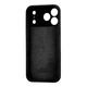 Чехол силиконовый Silicone Case Square для iPhone 17 Pro Max защита камеры черный - изображение 3