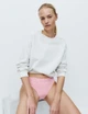 Набор кружевных трусиков Marks&Spencer модель High legs 10(38) 5 шт pink mix lace 0235 - изображение 3