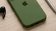 Чехол силиконовый Full Cover для iPhone 17 противоударный с защитой камеры темно-зеленый - изображение 5