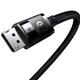 Кабель Baseus DP 8K 1.5 м чорний DisplayPort для передачі зображення 7680x4320 32.4 Гбіт/с - зображення 3