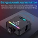 Заполняющий накамерный студийный видео свет Andoer W64RGB Mini RGB | светодиодная LED лампа для фото и видео на штатив, 6W (0075) - изображение 3