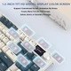 Ігрова Бездротова Механічна Клавіатура ATTACK SHARK K86 Time machine з TFT-дисплєм, RGB, 4000mAh, 2.4G/Bluetooth/Кабель - изображение 6