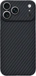 Чехол для смартфона BeCover FIBRA Carbonite case with MagSafe для Apple iPhone 17 Pro Black (BC_715409) - изображение 1