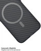 Чехол для смартфона BeCover FIBRA Carbonite case with MagSafe для Apple iPhone 17 Pro Black (BC_715409) - изображение 5