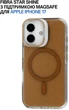 Чехол для смартфона BeCover FIBRA Star Shine with MagSafe для Apple iPhone 17 Desert Gold (BC_715412) - изображение 6