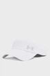 Чоловічий білий козирок M Iso-chill Launch Visor-WHT Under Armour OSFM 1383479-100 - изображение 1