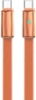Кабель Colorway Type-C - Type-C (ultra-thin) (PD Fast Charging 100W) 5А 1м Orange (CW-CBPDCC100-OR) - изображение 3