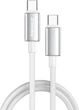 Кабель Colorway Type-C - Type-C (zinc alloy braided) (PD Fast Charging 100W) 5А 2м White (CW-CBPDCC099-WT) - изображение 1