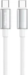 Кабель Colorway Type-C - Type-C (zinc alloy braided) (PD Fast Charging 100W) 5А 2м White (CW-CBPDCC099-WT) - изображение 3