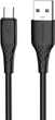 Кабель Colorway USB - MicroUSB (textured PVC) 3А 1м Black (CW-CBUM094-BK) - изображение 2