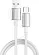 Кабель Colorway USB - Type-C (zinc alloy braided) 3А 2м White (CW-CBUC099-WT) - зображення 1