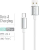 Кабель Colorway USB - Type-C (zinc alloy braided) 3А 1м White (CW-CBUC098-WT) - изображение 4