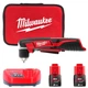 Дриль Milwaukee кутовий 12 Нм, C12 RAD-202В Li-Ion 2x2Ah (4933441215) - зображення 1