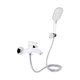 Змішувач для ванни Qtap Grand (з душовим гарнітуром) QTGRAWCR006 Chrome/White - зображення 1