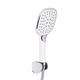 Змішувач для ванни Qtap Grand (з душовим гарнітуром) QTGRAWCR006 Chrome/White - зображення 5