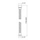 Шланг Lidz Niagara 01 1,75-2,2 м LDNIA01CRM22148 Chrome - зображення 2