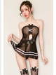 Костюм для ролевых игр Школьница с чулками One Size (XS-S) сексуальный костюм для ролевых игр черный - изображение 4