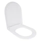 Qtap Сидіння для унітаза (Robin 520, Scorpio 520) 465x363x60 мм, White, з мікроліфтом, Slim Duroplast, MagLock QTSC179W48916 - зображення 3