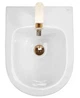 Підвісне біде REA CARLO MINI WHITE GOLD EDGE білий - изображение 2