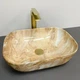 Умивальник (раковина) VBI RAVENNA BROWN ONYX GLOSSY накладний - изображение 1
