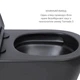 Унітаз підвісний Ultra Quiet QT14332380AMB + біде підвісне QT1455053FMB - зображення 4