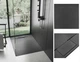 Душовий піддон REA BAZALT 90x90 BLACK - изображение 3