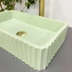 Умивальник (раковина) VBI FLORENTIA LIGHT GREEN MATT накладний - изображение 2