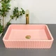 Умивальник (раковина) VBI FLORENTIA PINK MATT накладний - изображение 5