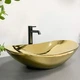 Умивальник (раковина) VBI TURIN GOLD GLOSSY накладний - изображение 1
