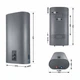 Водонагреватель электрический Thermo Alliance 50 л Grey, плоский вертикальный, мокрый ТЭН 2 кВт (0,8+1,2) DT50V20G(PD)/2G - изображение 2