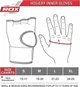 Бинти-рукавички боксерські RDX HOSIERY INNER STRAP IS2 Чорний S (HYP-IS2B S) - изображение 5