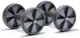 Ролики для пресу Adidas Core Rollers Чорний One Size (ADAC-11604GR) - изображение 1