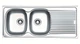 Кухонна мийка накладна UKINOX STM 1200 500 GT 6C L матова - зображення 1