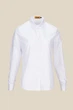 Сорочка однотонна жіноча LAWA WBC02323 M Білий shop (2000990256782) - зображення 6
