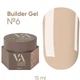 Гель для нарощування нігтів Valeri Builder Gel Cacao 6 15 мл - изображение 1