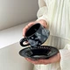 Сувенирный подарочный кофейный набор Nordic Miroson Black чашка+блюдце керамический - изображение 3