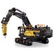 Конструктор Екскаватор Volvo EC500 Hybrid для хлопчиків сумісний Підйомний кран будівельний - зображення 4