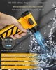 Портативний міні вакуумний пилосос повітродув 2в1 Vacuum Cleaner F015-1 Violent Fan 11W 8000mAh Yellow-Black - зображення 6