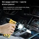 Портативний міні вакуумний пилосос повітродув 2в1 Vacuum Cleaner F015-1 Violent Fan 11W 8000mAh Yellow-Black - зображення 8
