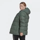 Жіноча пухова куртка Helionic Sportswear з капюшоном HE1460 зелений 4XL - изображение 3