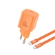 Зарядное устройство Foneng MaX 60W GaN мощный универсальный надежный портативный сетевой адаптер с быстрой зарядкой блок питания 2 USB C энергоэффективный для телефонов планшета айфона и самсунга Apple iPhone Samsung - изображение 1