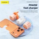 Зарядное устройство Foneng MaX 60W GaN мощный универсальный надежный портативный сетевой адаптер с быстрой зарядкой блок питания 2 USB C энергоэффективный для телефонов планшета айфона и самсунга Apple iPhone Samsung - изображение 5