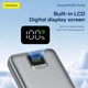 Повербанк 10000 mAh 22.5W Foneng PX135 з LED дисплеєм і швидким заряджанням PD/QC USB-C порт вбудований кабель Type-C lightning універсальний потужний портативний повер банк 10 000 power bank павербанк для телефона iPhone Samsung роутера планшета сірий - зображення 7